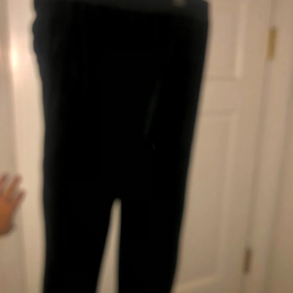 Micheal Kors size LG -XL black velour jacket & pull on pants track suit 2 piece